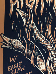 HIGH ON FIRE screenprinted poster