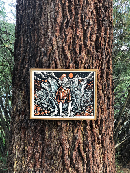 TO THE WOVLES screenprinted poster – TIMBERPS