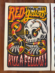 FRIEND AND FOE SET screenprinted posters