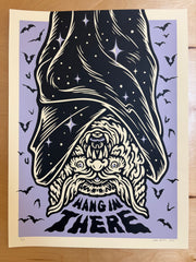 BAT screenprinted poster