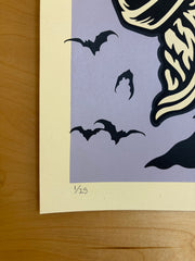 BAT screenprinted poster
