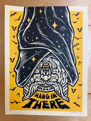 BAT screenprinted poster
