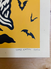 BAT screenprinted poster