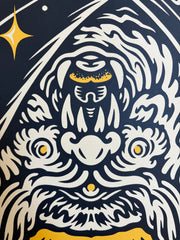 BAT screenprinted poster