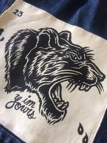 FEELINGS: 23 canvas jacket patch