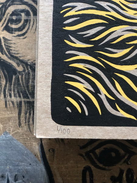 SERPENT screenprinted poster – TIMBERPS