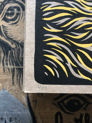 SERPENT screenprinted poster