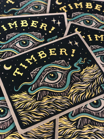 SERPENT screenprinted poster