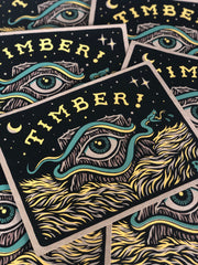SERPENT screenprinted poster