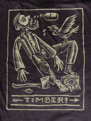 LABOR on vintage black tee