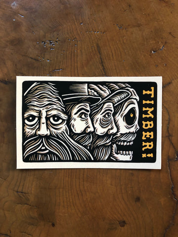 LINE UP vinyl sticker