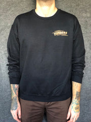 SWINGER in black fleece pullover