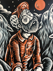 ...TO THE WOVLES screenprinted poster