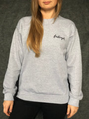 FEELINGS:  I’M YOURS on heather gray fleece pullover