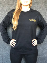 SWINGER in black fleece pullover